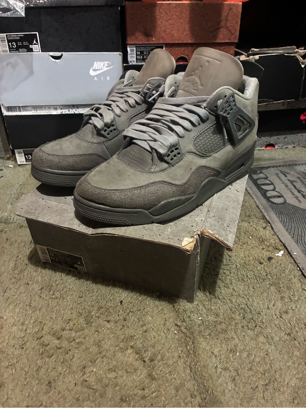 Jordan Retro 4 Men’s Wet cement